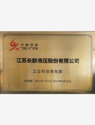 专精特新“小巨人”企业